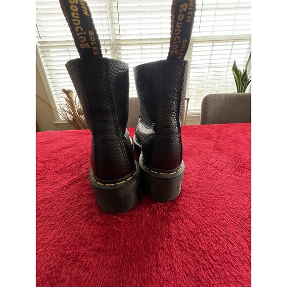 Dr. Martens Sinclair Combat Boots Womens Size 5 Black Platform Jungle Zip Quad - Picture 8 of 11